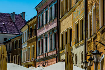 Fototapeta na wymiar Architecture of Lublin Old Town, Lesser Poland