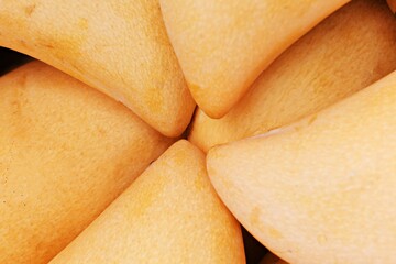 yellow ripe mango background