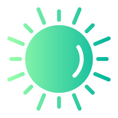 sun gradient icon