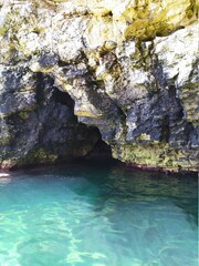 cave in the sea