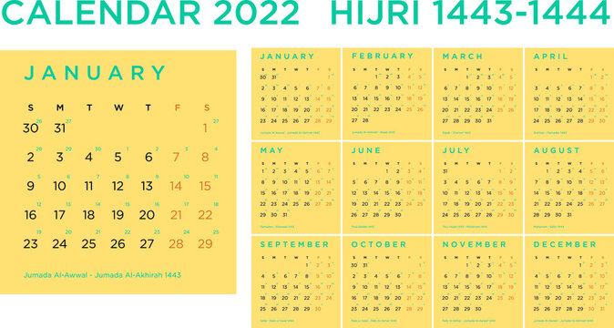 226 Best Hijri Calendar Images Stock Photos Vectors Adobe Stock