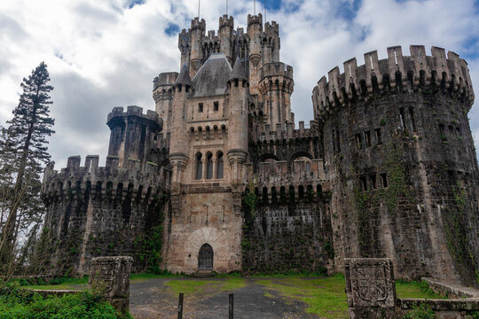 butron castle in the town of gatika in the province of vizcaya