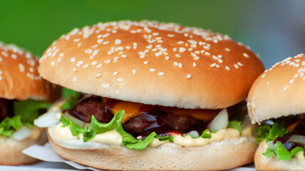 Big burger, american fast food
