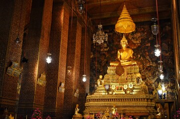 Phra Buddha Theva Patimakorn, The Principle Buddha Image in the Main Chapel of Wat Pho also spelled...