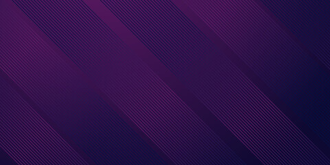 Abstract technology presentation background with dark blue and purple gradient color.