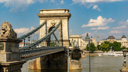 Obraz premium Kettenbrücke Budapest