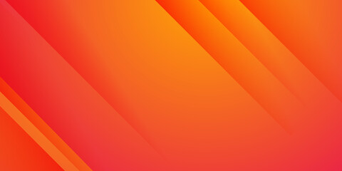Obraz premium Simple orange yellow gradient abstract business presentation backgorund