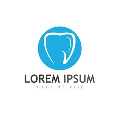 Dental logo Template vector illustration