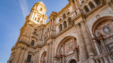 Fototapeta na wymiar Kathedrale von malaga spanien