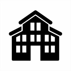 Property icon. Vector and glyph