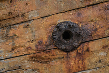 Detail of shipwrecks in Camaret Sur Mer.