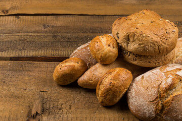 Close-up of traditional bread