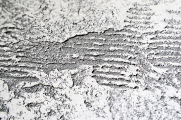 Concrete rough background. Street ceramic product. Ground stone table. Dirty rustic backdrop. Facade grunge rock. Graphic wave template. Urban smooth wallpaper. Ancient material