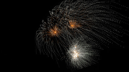 Fireworks long exposure