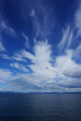Wolkenformation in Norwegen