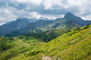 Fototapeta na wymiar High Tatras scenery, Slovakia, seasonal nature