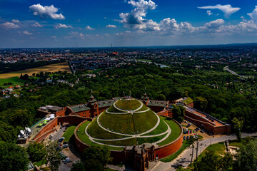 Kosciuszko Hügel Krakau | Luftbilder vom Kosciuszko Hügel in Krakau (Polen) | Kopiec Kościuszki