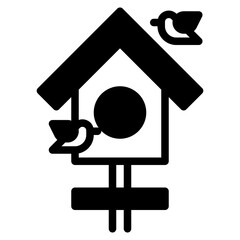 house glyph icon