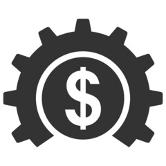 Bank industry vector illustration. Flat illustration iconic design of bank industry, isolated on a white background.