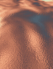 Ripples. 3D Rendering