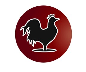 Rooster symbol logo for your business.