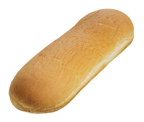 Hotdog bun isolated on white background