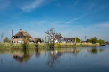 River Tjhe Giessen near Giessenburg, Zuid-Holland Province, The Netherlands