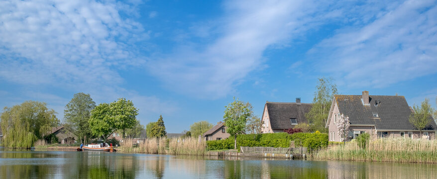 River Tjhe Giessen near Giessenburg, Zuid-Holland Province, The Netherlands