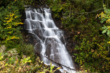 Refreshing Woodfin Cascade Along the Blue Ridge Parkway