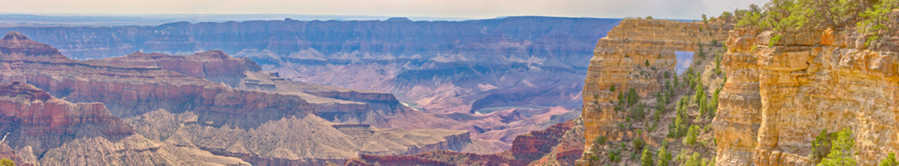 Angels Window Panorama Grand Canyon North Rim AZ