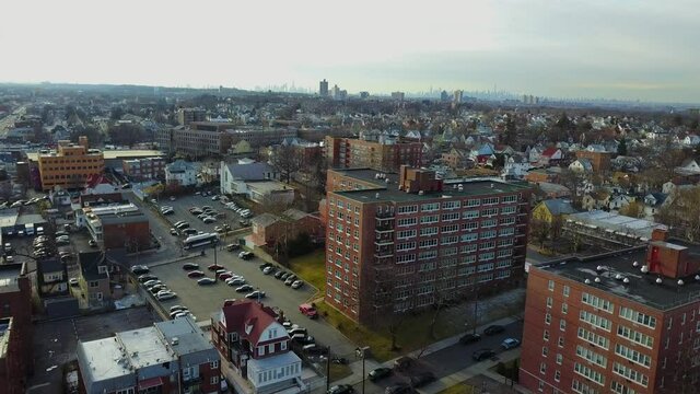 View of Apartment and Single Family Homes in Jamaica Queens New York