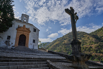 Fototapeta na wymiar Hermitage of the Holy Sepulcher of Sacromonte in Granada. Spain 