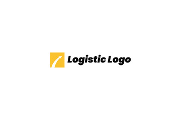 Logistic Logo For Business and Company. Modern Delivery Service Logo Template Design Vector.