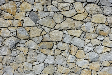 Mur de pierres extérieur