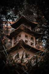 Fototapeta premium japanese lantern in the garden