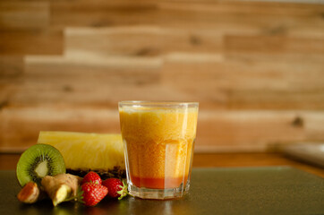 Smoothie gingembre & curcuma