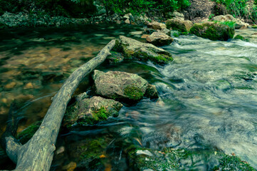A view of the Bigar river, natural reserve in the Anina mountains