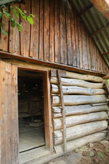 Old abandoned house in the village