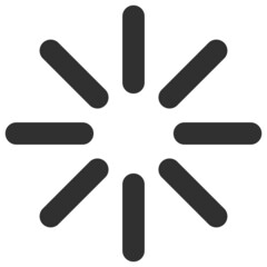 Brightness vector illustration. Flat illustration iconic design of brightness, isolated on a white background.