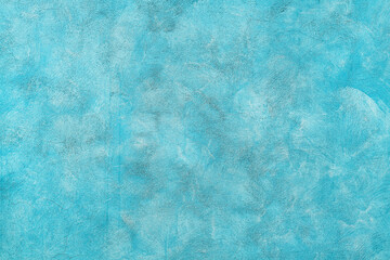Fototapeta na wymiar Blue wall surface as background