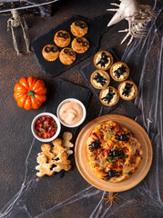 Scary appetizers for Halloween party