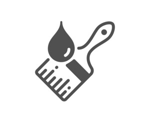 Paint brush icon. Wall paintbrush sign. Creative drawing art symbol. Classic flat style. Quality design element. Simple brush icon. Vector