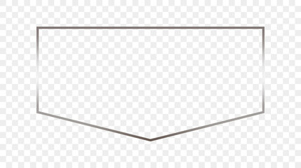 Silver glowing frame