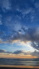 Fototapeta premium sunset over the sea