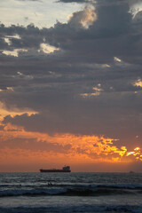 Obraz premium sunset over the sea