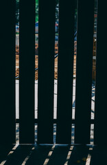 Wood fence decoration, texture for background 