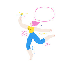 Happiness - happy people jumping in the air cheerfully