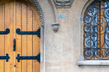 Door and window detail, Valparaíso, Chile