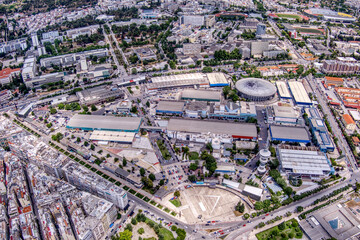 aerial view of the city of Thessaloniki