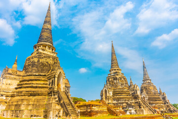 Fototapeta premium Ruins of Ayutthaya Temples, Thailand